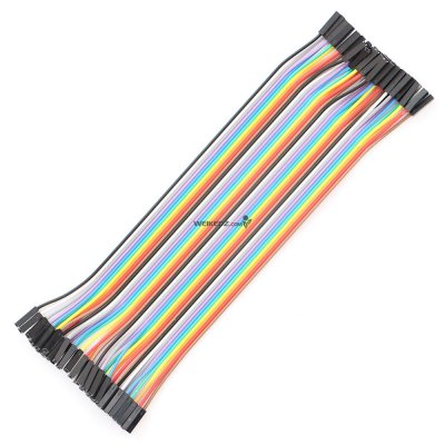 40 X 20cm Dupont Reed Jumper Wire Cable Fem