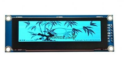 3.12 inch 7P SPI Blue OLED Module SSD1322 D