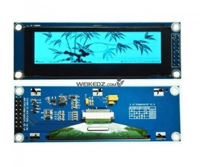 3.12 inch 16P SPI Blue OLED Module SSD1322 