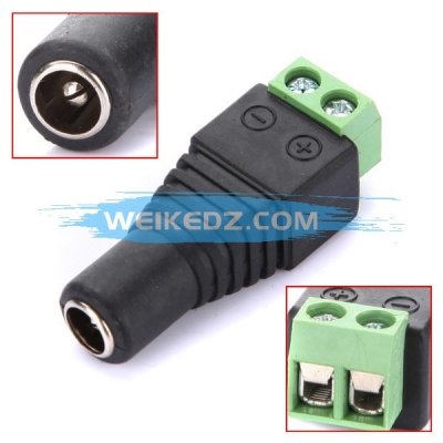 DC Power Female Plug Jack Adapter Connector