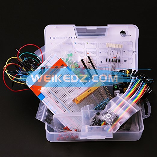 ELEGOO Electronic Fun Kit Breadboard Cable Resistor Capacitor LED