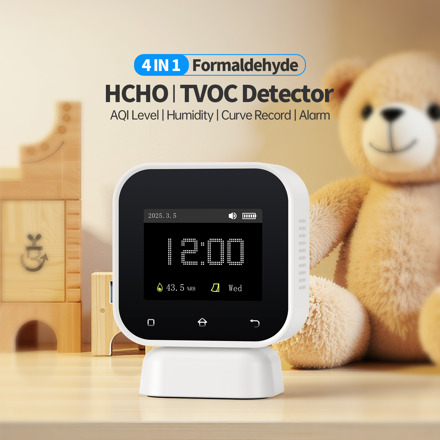FNIRSI SFD-02 4-IN-1 Indoor Air Quality Mon